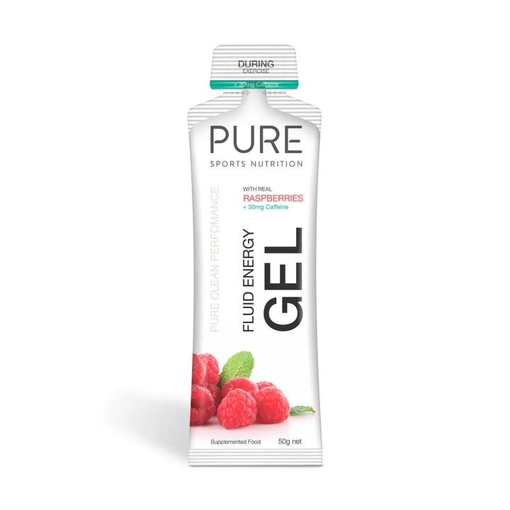 Fluid Energy Gel - Raspberry + Caffeine