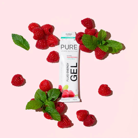 Fluid Energy Gel - Raspberry + Caffeine