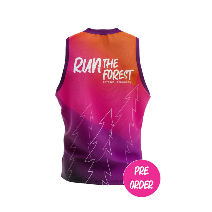 RTF Womens Singlet (forest) PRE ORDER
